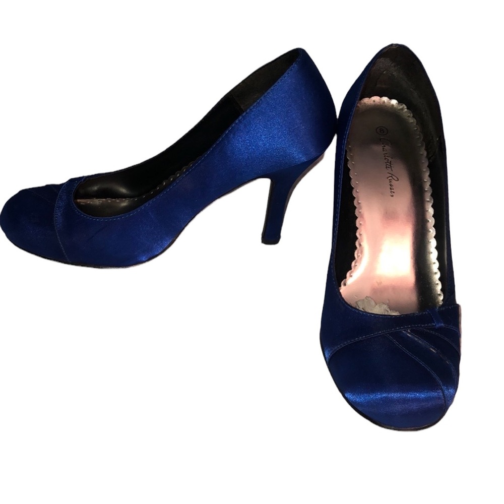 Charlotte Russe electric royal blue heels
